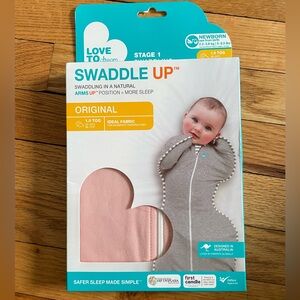 New in package love to dream stage 1 swaddle size newborn in pink